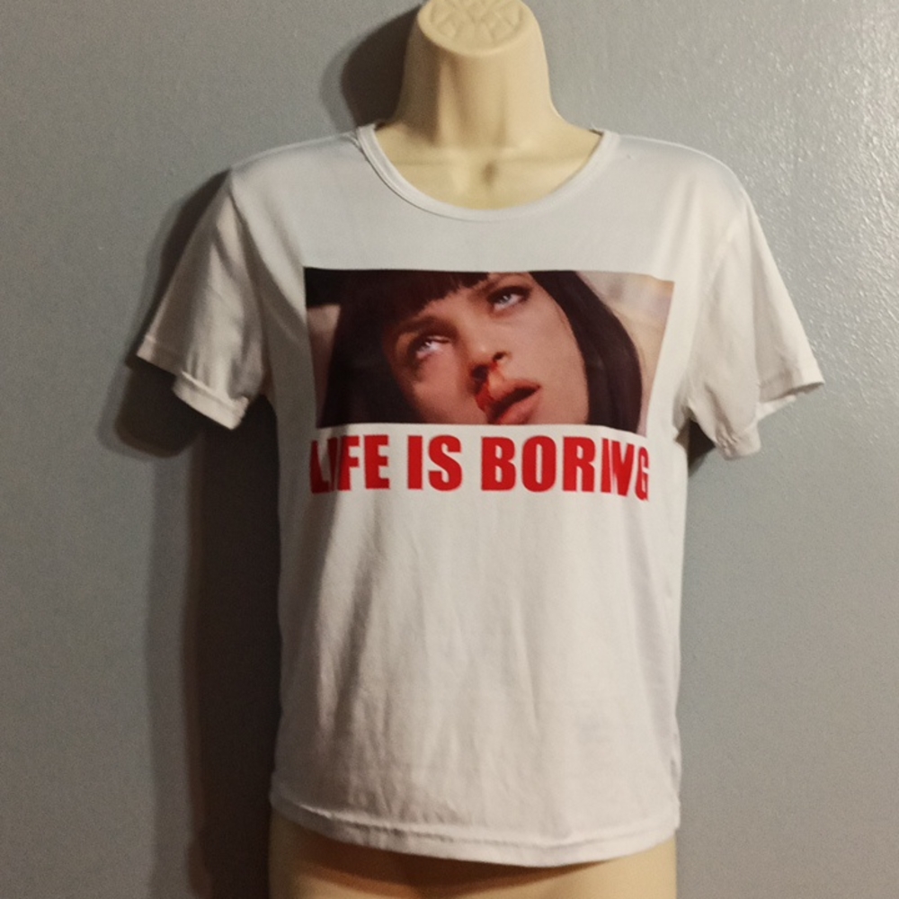 Zsiibo size small life is boring blouse